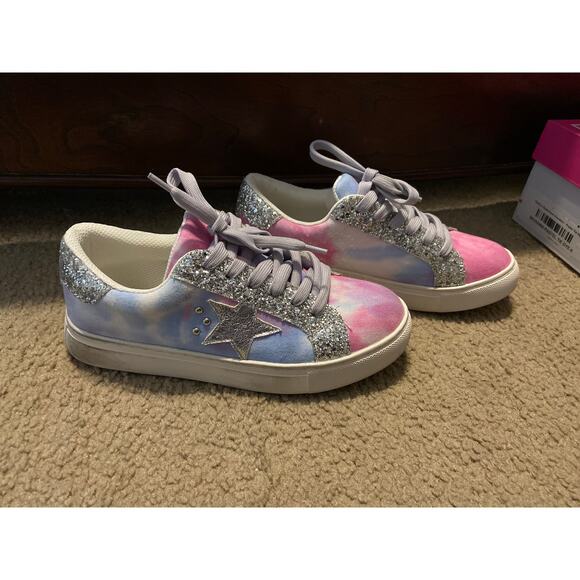Hey Girl by Corkys Women’s Shoe Size 6 tie dye supernova sneakers - Picture 2 of 8